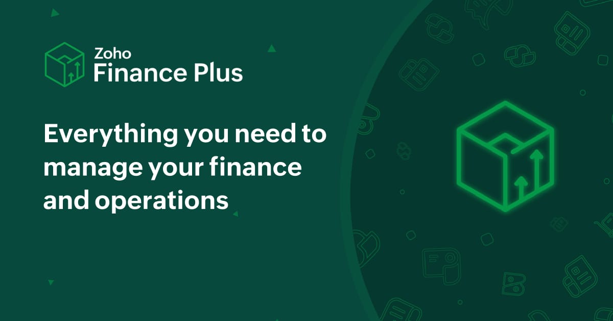 Integrated Finance Suite For Businesses Zoho Finance Plus